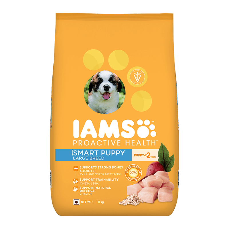 Best Puppy Food for Large Breed Dogs IAMS