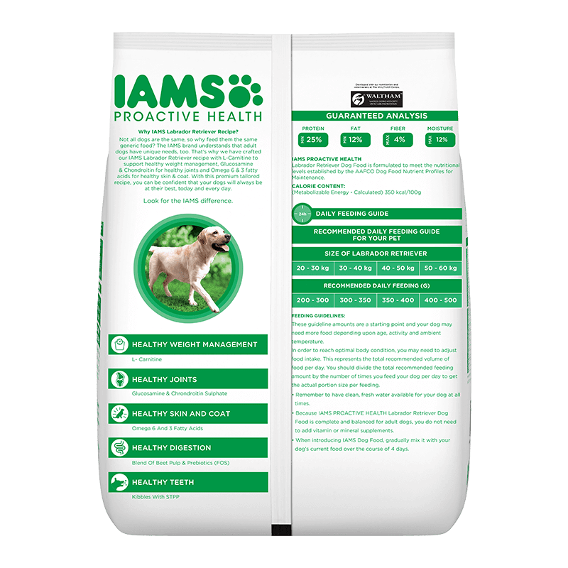 Iams labrador food review shop