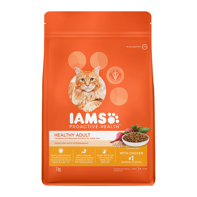 IAMS Proactive Health Adult Cat Food Tuna And Salmon 1kg